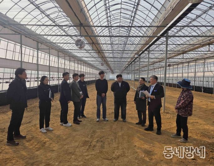 영광군, 청년임대농장 및 청년농가 시설 점검