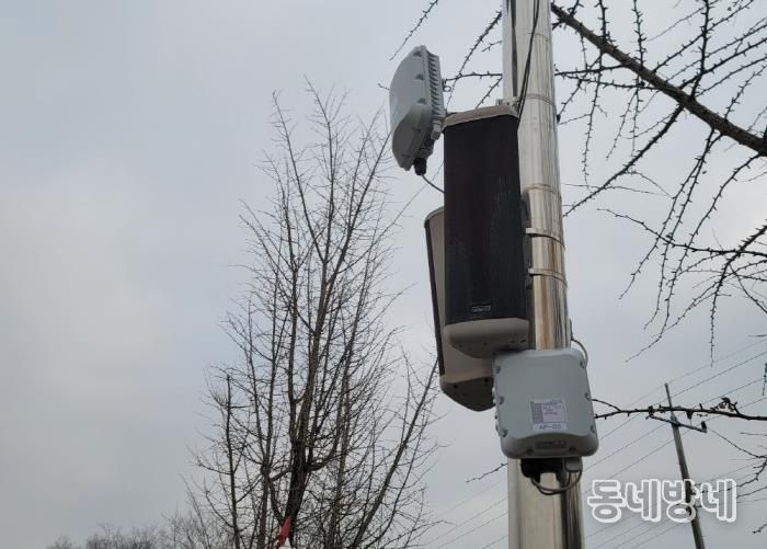 무지향성 AP기기 설치 전경