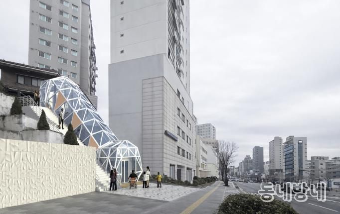 시흥대로변 엘리베이터 설치 예정 모습(안)