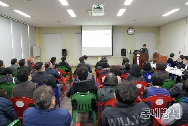 서천군, 서천특화시장 재건축사업 상인 설명회 개최